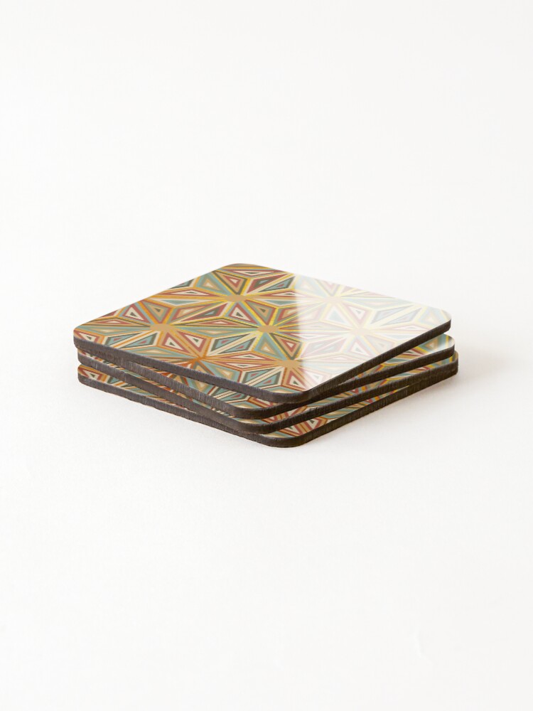 Thumbnail 4 of 5, Coasters (Set of 4), Retro pattern designed and sold by Wanphut.