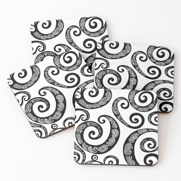 Item preview, New Zealand Paua Māori Pattern Koru Design 334 designed and sold by GrinGalore.