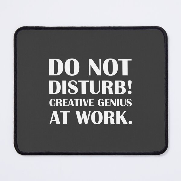 Item preview, Do Not Disturb! Creative Genius at Work. / Introvert Joke Funny T-Shirt Label designed and sold by introvertvibes.