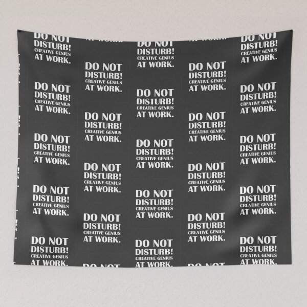 Item preview, Do Not Disturb! Creative Genius at Work. / Introvert Joke Funny T-Shirt Label designed and sold by introvertvibes.