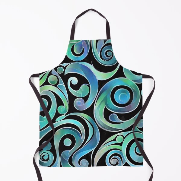 Item preview, New Zealand Paua Māori Pattern Koru Design 335 designed and sold by GrinGalore.