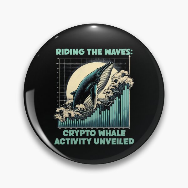 Item preview, Riding the Waves Crypto Whale Activity Unveiled Cryptocurrency designed and sold by Dressed For  Duty.