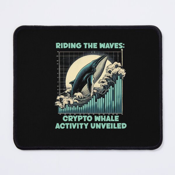 Item preview, Riding the Waves Crypto Whale Activity Unveiled Cryptocurrency designed and sold by Dressed For  Duty.