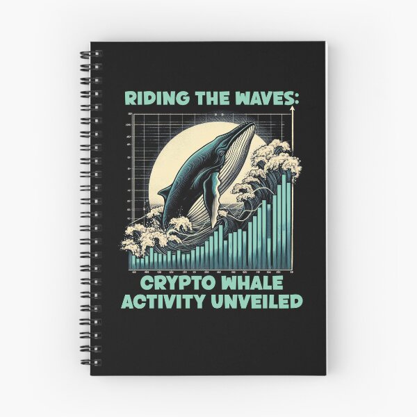 Item preview, Riding the Waves Crypto Whale Activity Unveiled Cryptocurrency designed and sold by Dressed For  Duty.