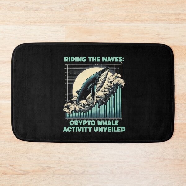Item preview, Riding the Waves Crypto Whale Activity Unveiled Cryptocurrency designed and sold by Dressed For  Duty.