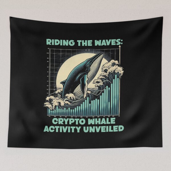 Item preview, Riding the Waves Crypto Whale Activity Unveiled Cryptocurrency designed and sold by Dressed For  Duty.
