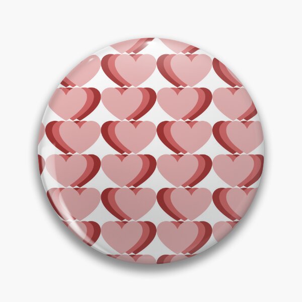 Item preview, seamless pattern with pink hearts, two tone pink red horizontal strip heart in checkerboard patter, repeat seamless pattern design for fabric print or background or t-shirt paint designed and sold by pipikijung.