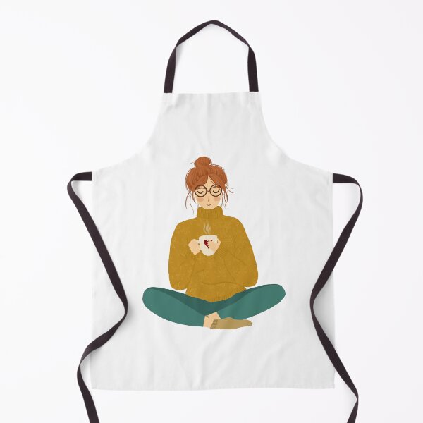 Item preview, GIRL DRINKING COFFEE designed and sold by Sabrina Coloma.