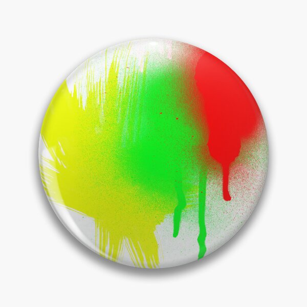 Item preview, Yellow red green - rasta peace colour paint designed and sold by VonKalt.