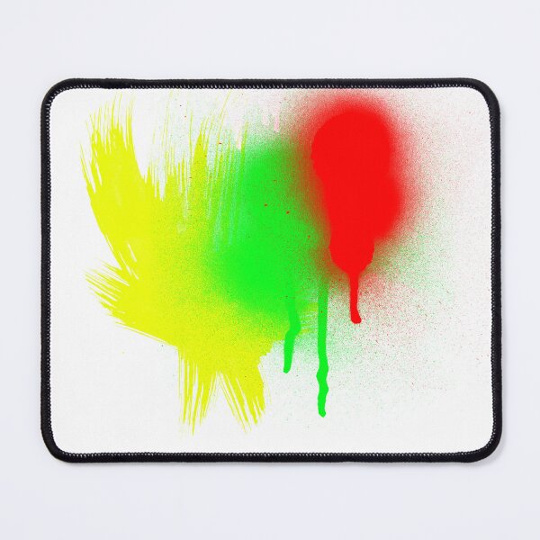 Item preview, Yellow red green - rasta peace colour paint designed and sold by VonKalt.
