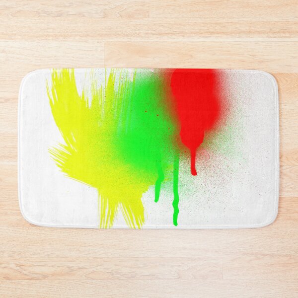 Item preview, Yellow red green - rasta peace colour paint designed and sold by VonKalt.