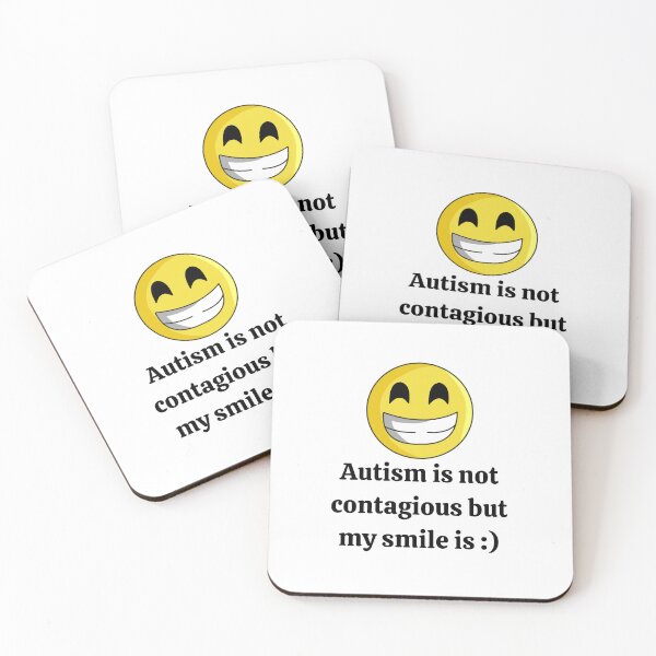 Item preview, Autism Is Not Contagious, But My Smile Is :) designed and sold by Goddess888.