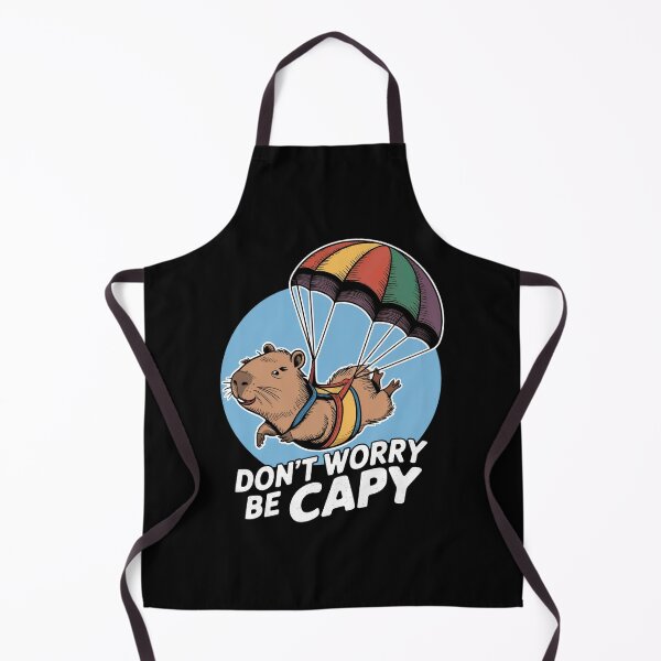 Item preview, Don’t Worry Be Capy - Retro Cute Vintage Capybara designed and sold by GRABAPSHOP.