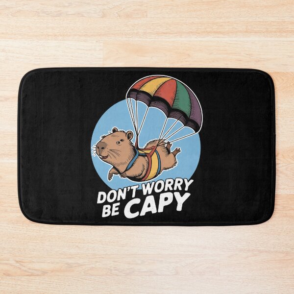 Item preview, Don’t Worry Be Capy - Retro Cute Vintage Capybara designed and sold by GRABAPSHOP.