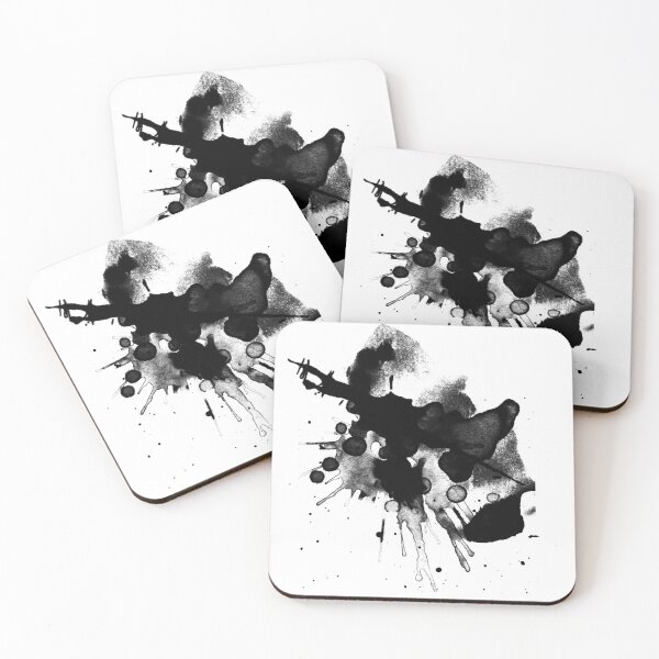 Item preview, black splash of paint designed and sold by VonKalt.
