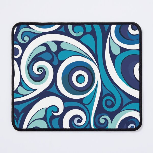 Item preview, New Zealand Paua Māori Pattern Koru Design 336 designed and sold by GrinGalore.