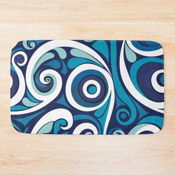 Item preview, New Zealand Paua Māori Pattern Koru Design 336 designed and sold by GrinGalore.