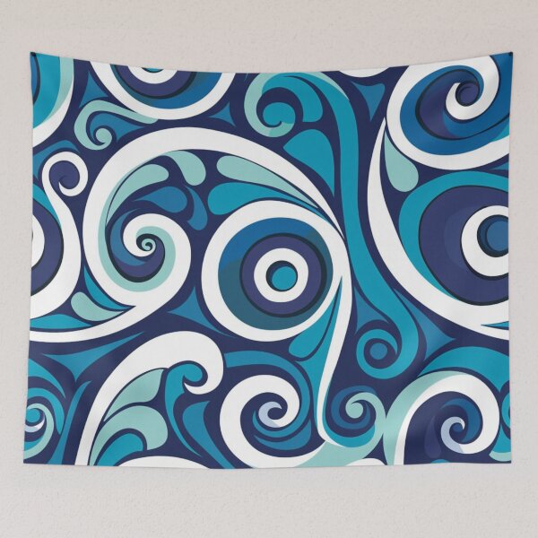 Item preview, New Zealand Paua Māori Pattern Koru Design 336 designed and sold by GrinGalore.
