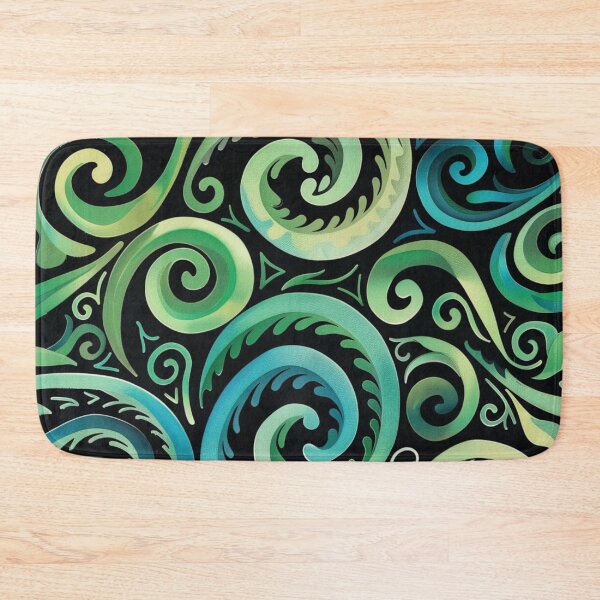 Item preview, New Zealand Paua Māori Pattern Koru Design 337 designed and sold by GrinGalore.