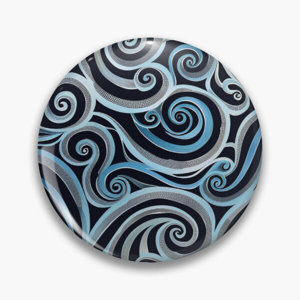 Item preview, New Zealand Paua Māori Pattern Koru Design 338 designed and sold by GrinGalore.