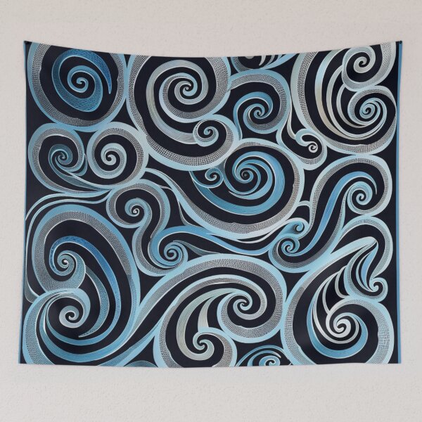 Item preview, New Zealand Paua Māori Pattern Koru Design 338 designed and sold by GrinGalore.