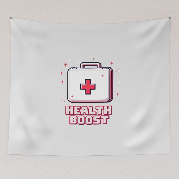Item preview, Power-Up: Health Boost designed and sold by Jollys-ArtShop.