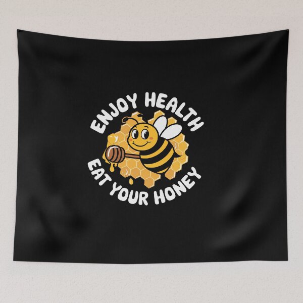 Item preview, Enjoy Health, Eat Your Honey designed and sold by MagicWander.