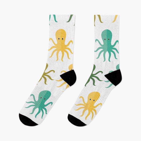 Item preview, Colourful octopuses on white designed and sold by reneesillus.