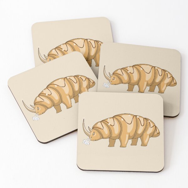 Item preview, Rhinoissant the croissant rhino   designed and sold by TheMutantPencil.