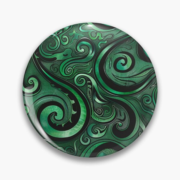 Item preview, New Zealand Paua Māori Pattern Koru Design 340 designed and sold by GrinGalore.