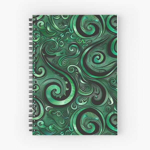 Item preview, New Zealand Paua Māori Pattern Koru Design 340 designed and sold by GrinGalore.