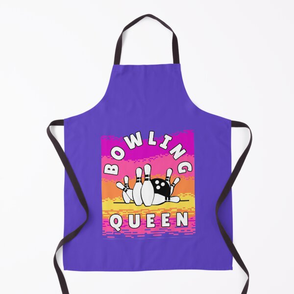 Item preview, Bowling Queen - Retro Design for Bowling Fans designed and sold by LMoonDesigns.