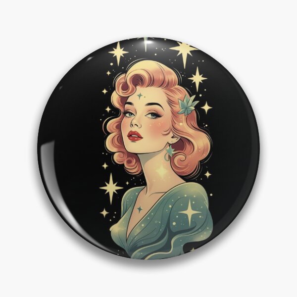 Item preview, Hollywood Charm - Vintage Woman  designed and sold by MusesWhispers.