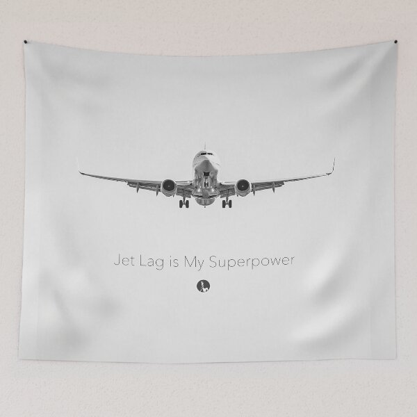 Item preview, Jet Lag is My Superpower designed and sold by store-wasabi.