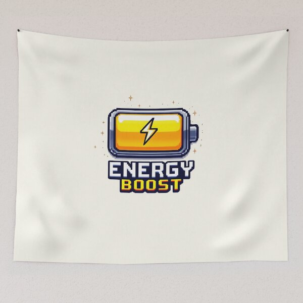 Item preview, Power-Up: Energy Boost designed and sold by Jollys-ArtShop.