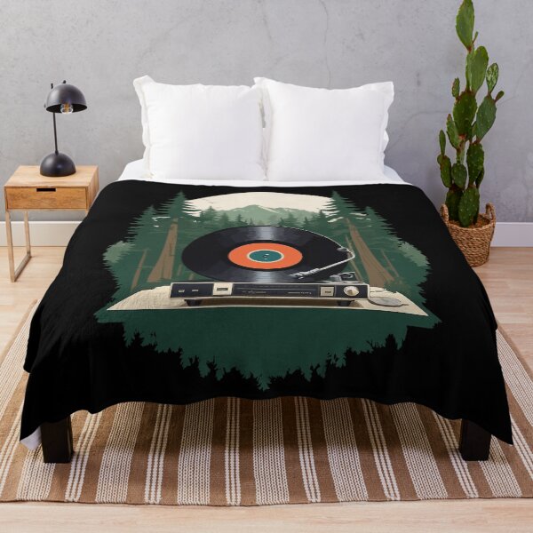 Item preview, Music Retro Streetwear Record Player Landscape designed and sold by LuminOrb.