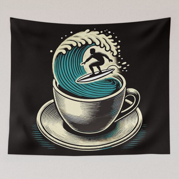 Item preview, Coffee Surfer designed and sold by Coowo22.
