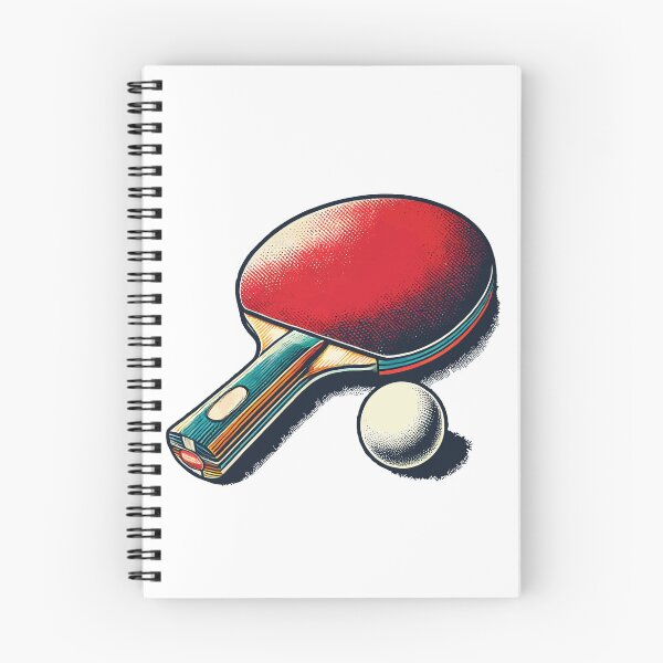 Item preview, Retro Table Tennis Racket Vintage Style designed and sold by LuminOrb.