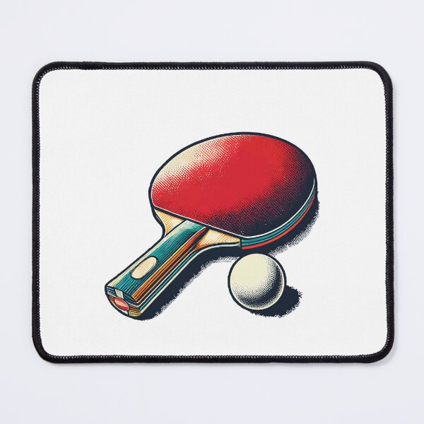 Item preview, Retro Table Tennis Racket Vintage Style designed and sold by LuminOrb.