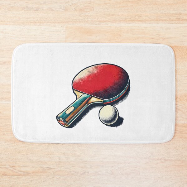 Item preview, Retro Table Tennis Racket Vintage Style designed and sold by LuminOrb.