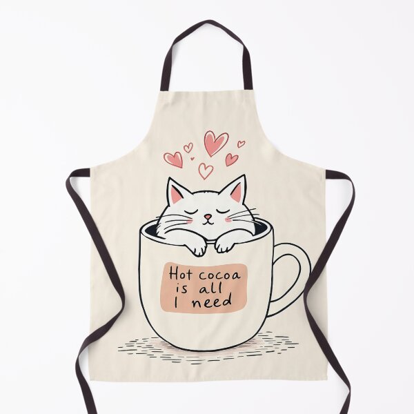 Item preview, Cat curled inside a hot cocoa mug designed and sold by StellarHues.