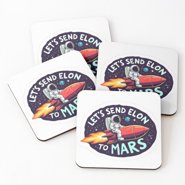 Item preview, Send Elon to Mars designed and sold by Hecate Pim Designs.