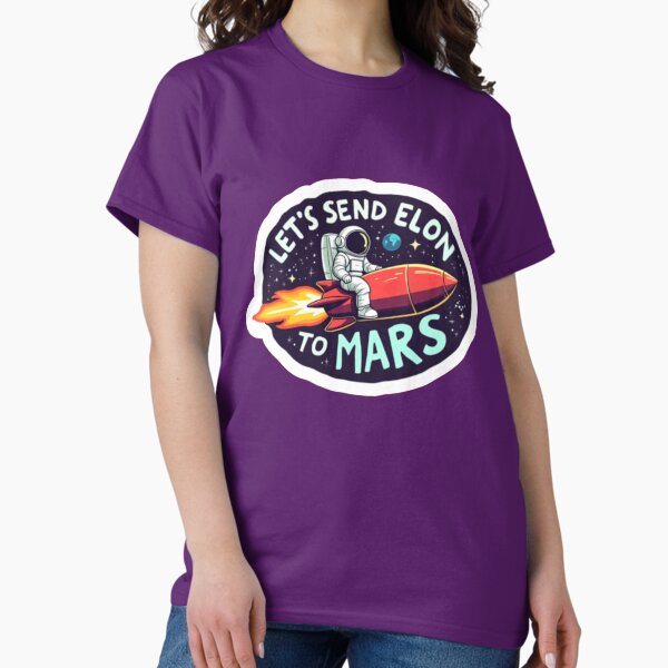 Artikel-Vorschau von Send Elon to Mars, designt und verkauft von Hecate Pim Designs.