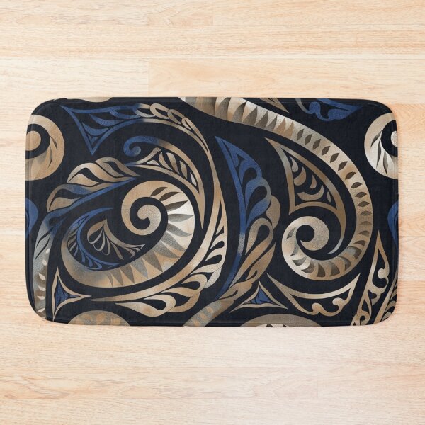 Item preview, New Zealand Paua Māori Pattern Koru Design 341 designed and sold by GrinGalore.