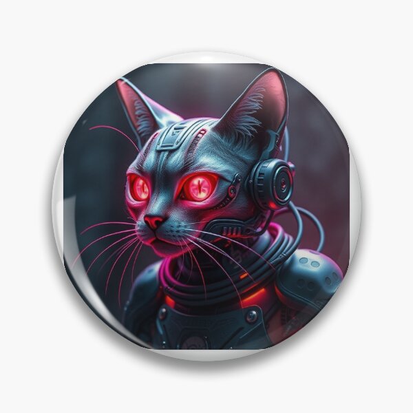 Item preview, Cyber cat designed and sold by Ernie Ra.
