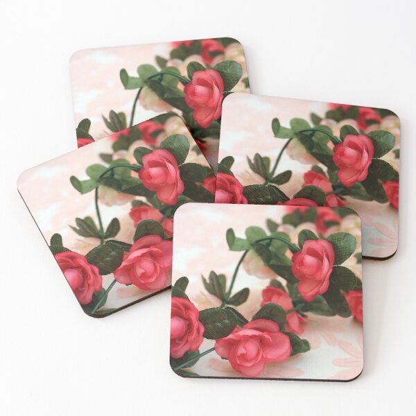 Item preview, Red roses garland designed and sold by pinkal.