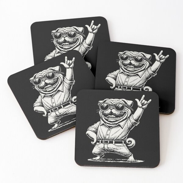 Item preview, Funny Rock Music Heavy Metal Festival Retro designed and sold by LuminOrb.