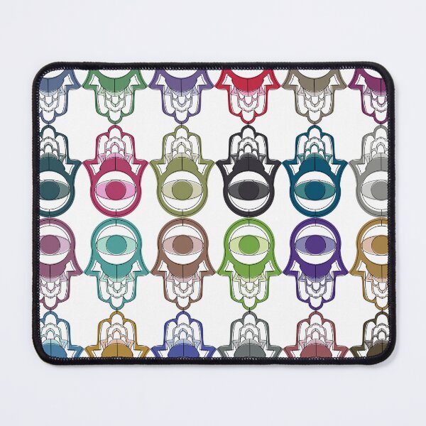 Item preview, Colorful Pattern of Hamsa for Protection and Good Luck designed and sold by ibadishi.