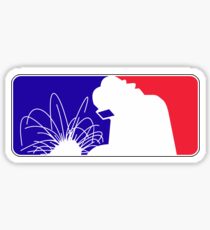 Welder league Sticker
