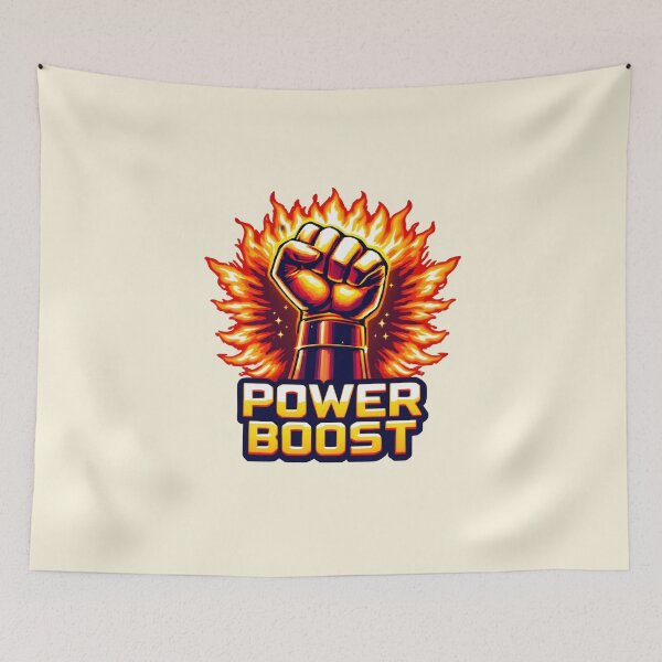 Item preview, Power-Up: Power Boost designed and sold by Jollys-ArtShop.